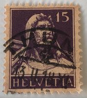 Nr.128 mit Vollstempel Tellbrustbild   
