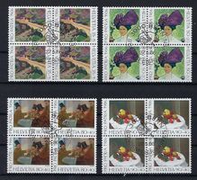1986 Pro Patria  Viererblochs  ET.  11074