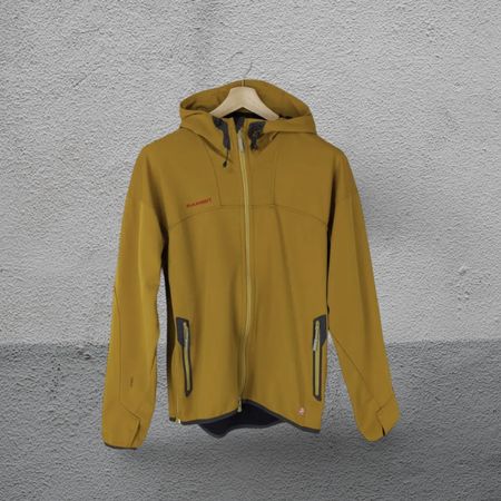 Veste softshell technique Mammut - Couleur ocre Taille L