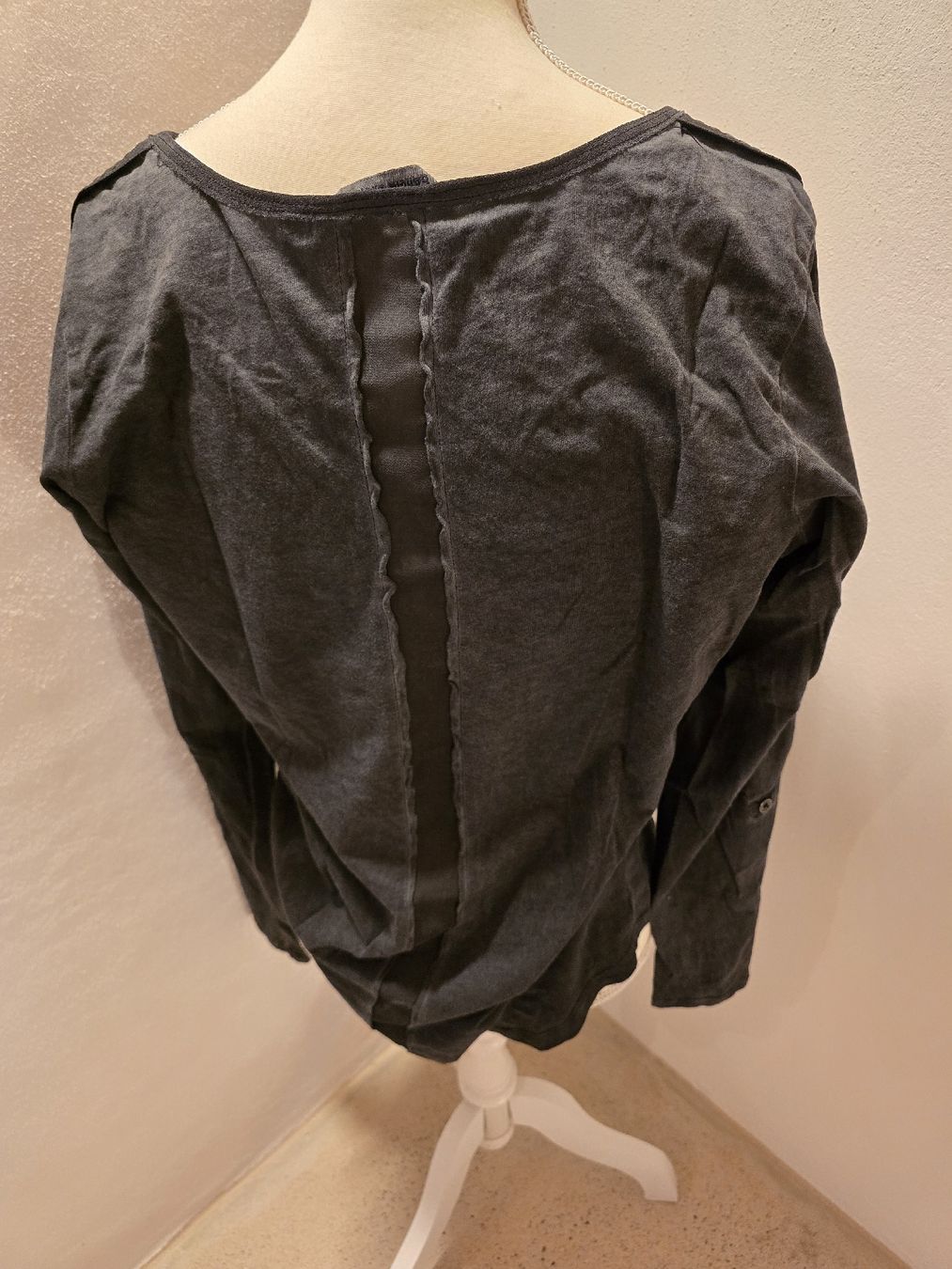 Maglioni & Felpe: Garcia Jeans Langarmshirt Anthrazit Groesse S – Usato da Niederneunforn venduto da slowdown03 1