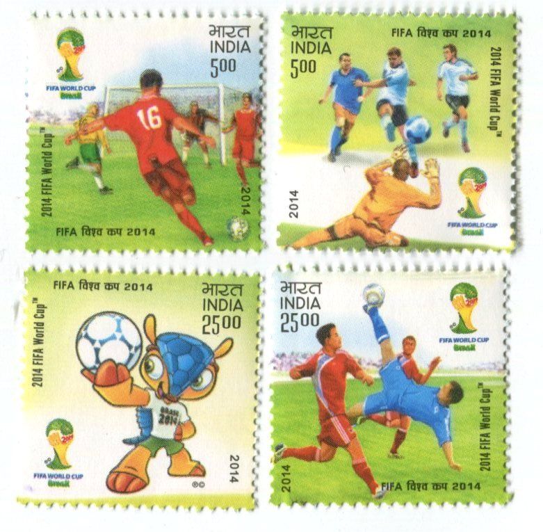 Tous les timbres: Briefmarken "Fussball". Indien – Neuf avec emballage d'origine à Basel par Butsch5