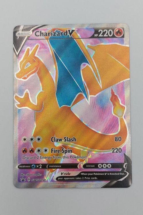 Charizard V (SWSH050 Black Star Promo) NM / ENG (Gebraucht) in COINTRIN ...