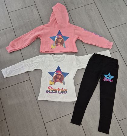 3-teiliges Kleidungsset / Kombi für Mädchen – Gr.10 / Barbie