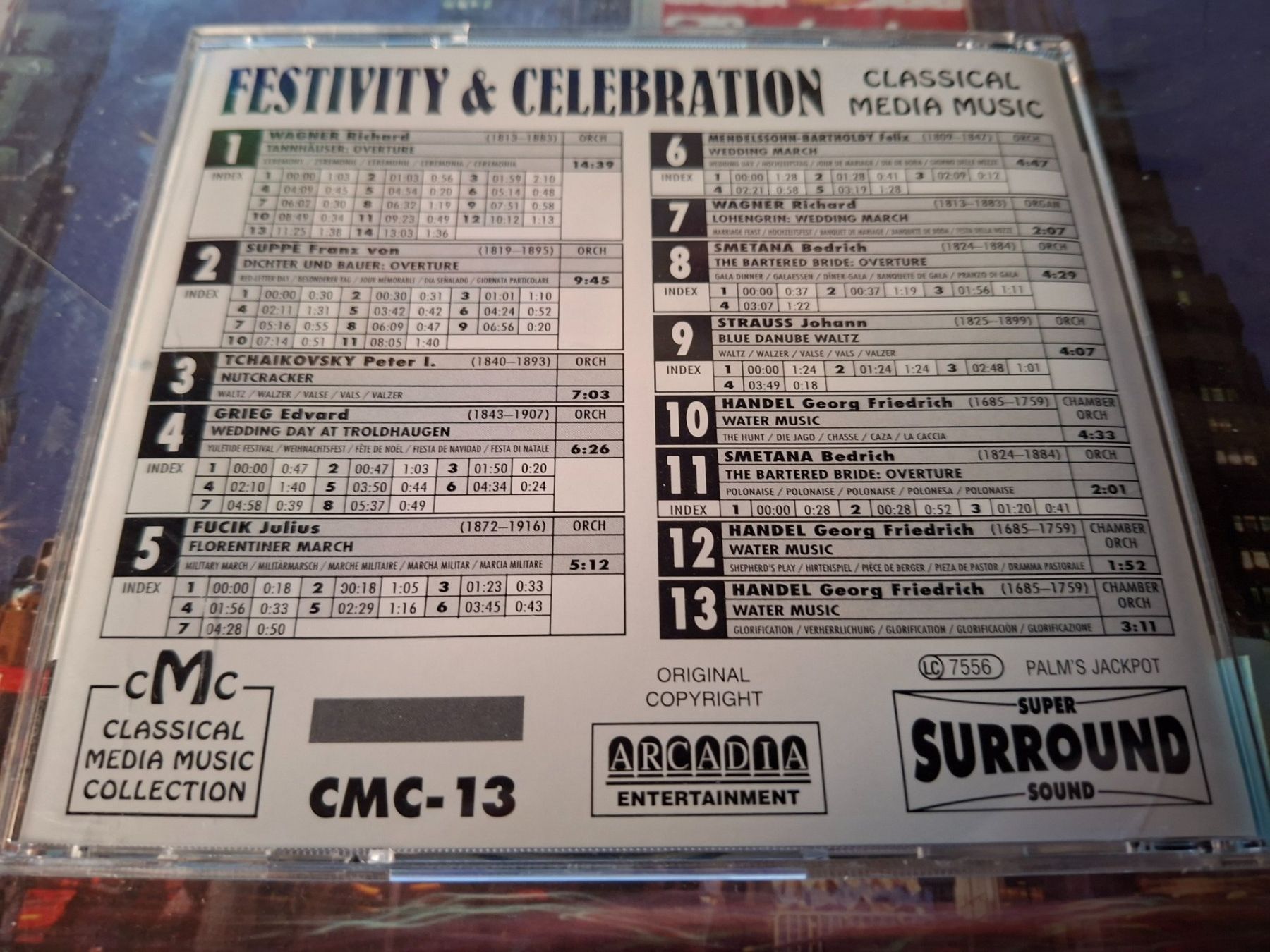 CD: CD Classical Music Library - Festivity & Celebration – Usato da Burg AG venduto da ..machine_rec.. 1