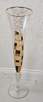 Vase handbemalt, Nagel Design, 54 cm hoch