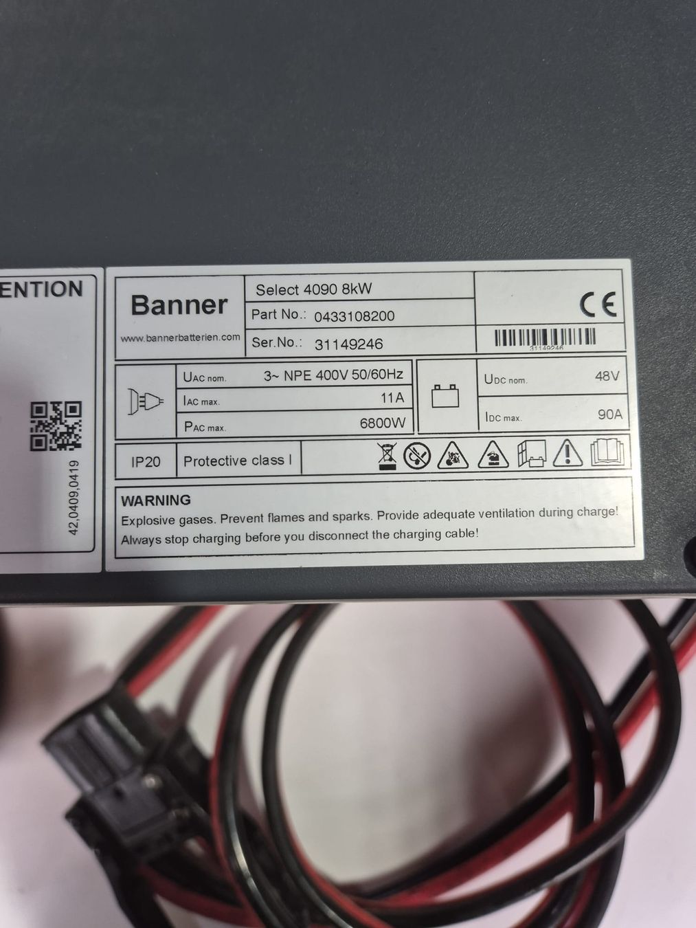 Banner Caricabatterie: Stapler 48V 90A Ladegerät – Usato da Villnachern venduto da slada2025 3