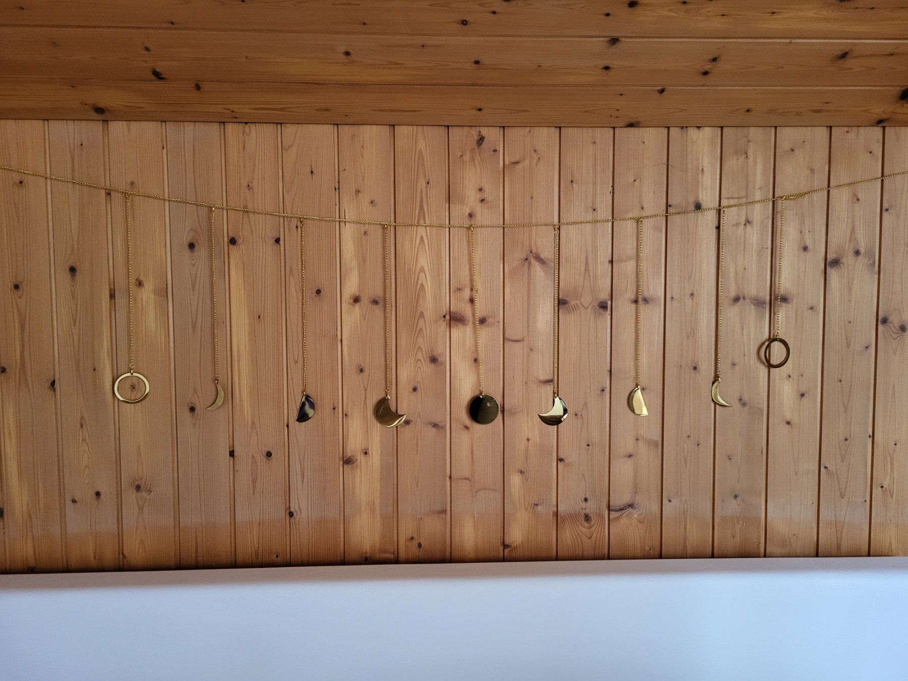 Alle Dekorationen: Goldene Mondphasen Girlande - Boho Chic – Gebraucht aus Eggiwil von kariiina 1