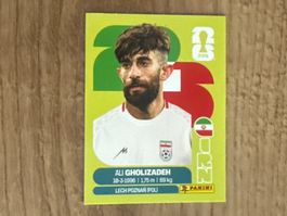 Panini FIFA World Cup Sticker Ali Gholizadeh IRN 20