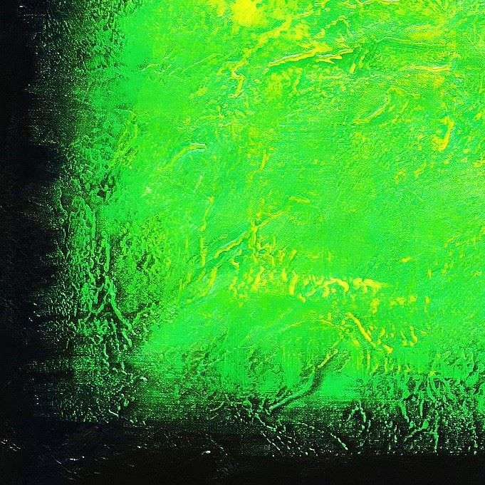 Riproduzioni & Creazioni: Abstrakt - Black Emerald – Nuovo (secondo la descrizione) da Larnaca venduto da KunstDepot24 2