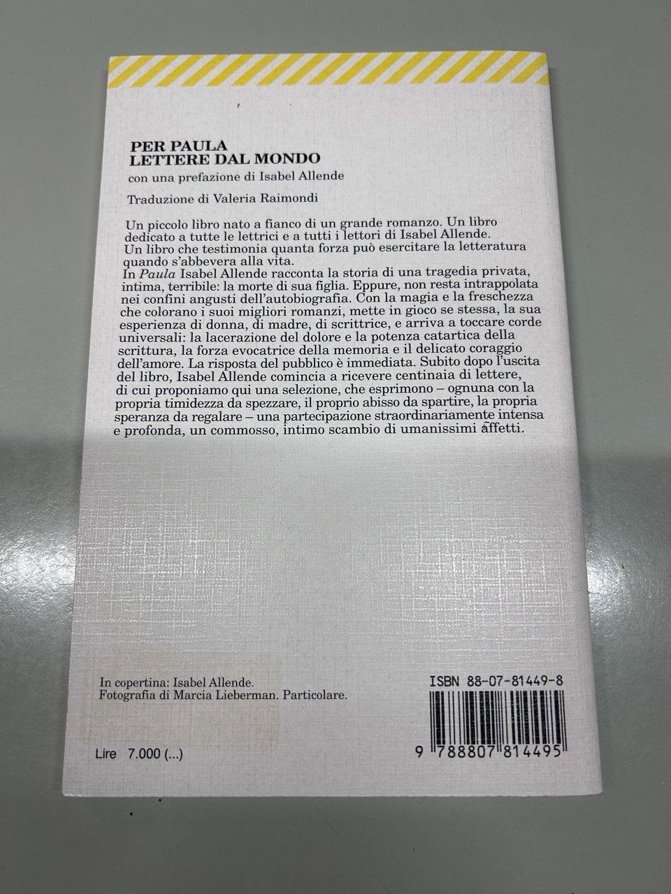 Libri: Libro -  Per Paula - Lettere dal mondo – Usato da Giubiasco venduto da LorisVale 1