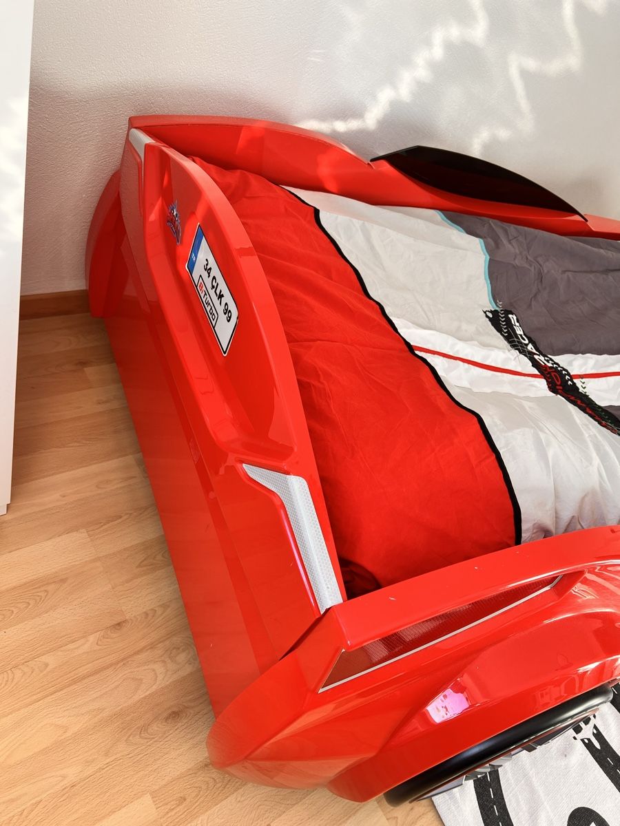 Betten: Bett Auto mit Matratze ÇİLEK – Neu (gemäss Beschreibung) aus Trimmis von htc_l87q 4