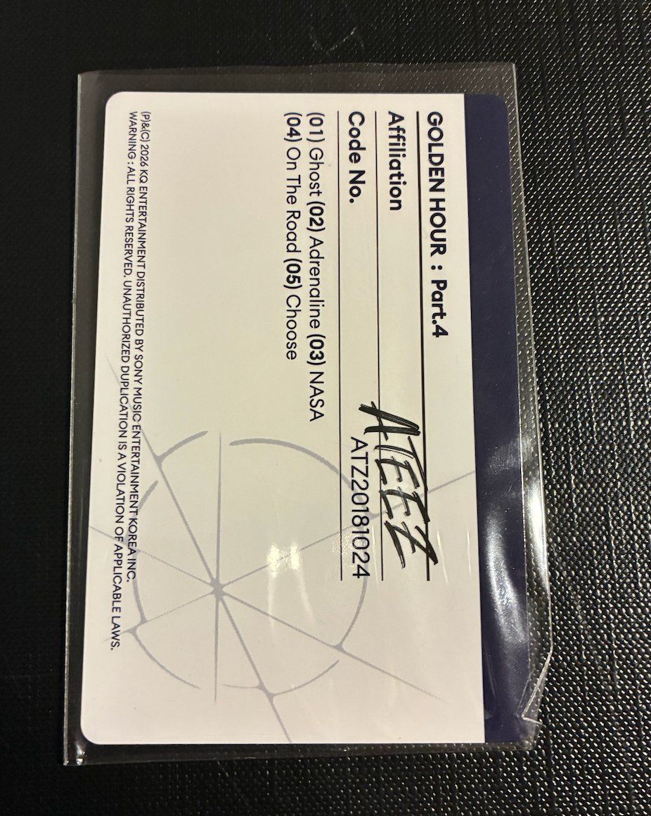 Carte collezionabili: ATEEZ - Wooyoung – Nuovo (secondo la descrizione) da Uster venduto da ali_mp6n 1