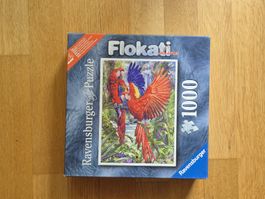 1000er Flokati Puzzle: Exotische Farbenpracht