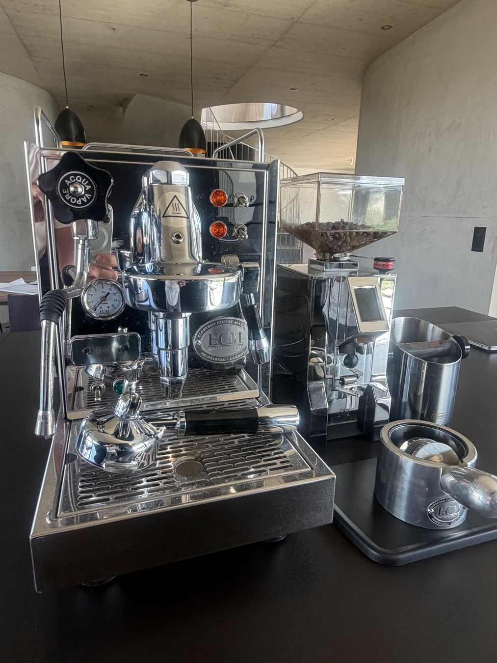 ECM Manufacture Macchine per caffè & Macchine per espresso: Machine espresso ECM Classika PID + moulin professionnel – Usato da Cottens FR venduto da vince751