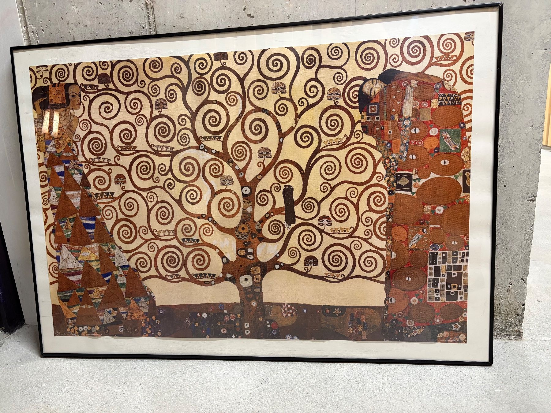 Foto & Immagini: Plakat von Klimt's "Lebensbaum" inkl. Rahmen – Usato da Zürich venduto da bia_8hxd