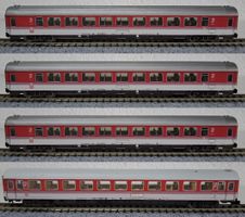 Deutsche Bundesbahn 4 x Personenwagen Arnold Spur N ohne OVP