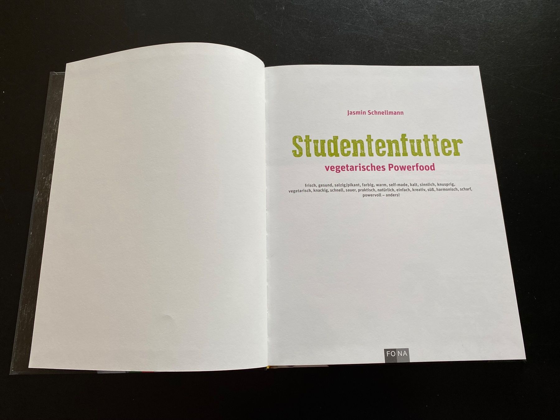 Bücher: Studentenfutter - vegetarisches Powerfood – Gebraucht aus Nussbaumen AG von schuba2000 2