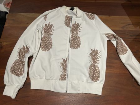SHEIN Jacke mit Ananas Muster, XS - Sommer Look!🍍