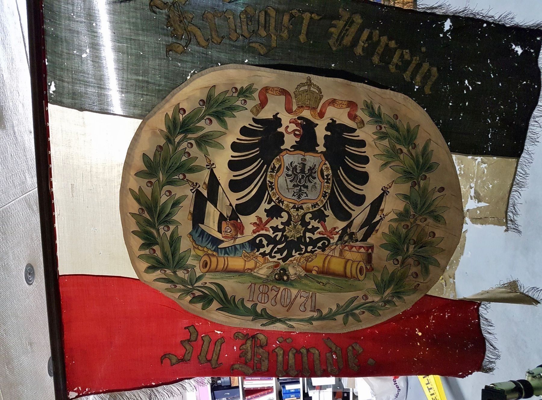 Bandiere: Deutsche Fahne aus 1871 – Usato da Reinach BL venduto da Han-Numismatik 2