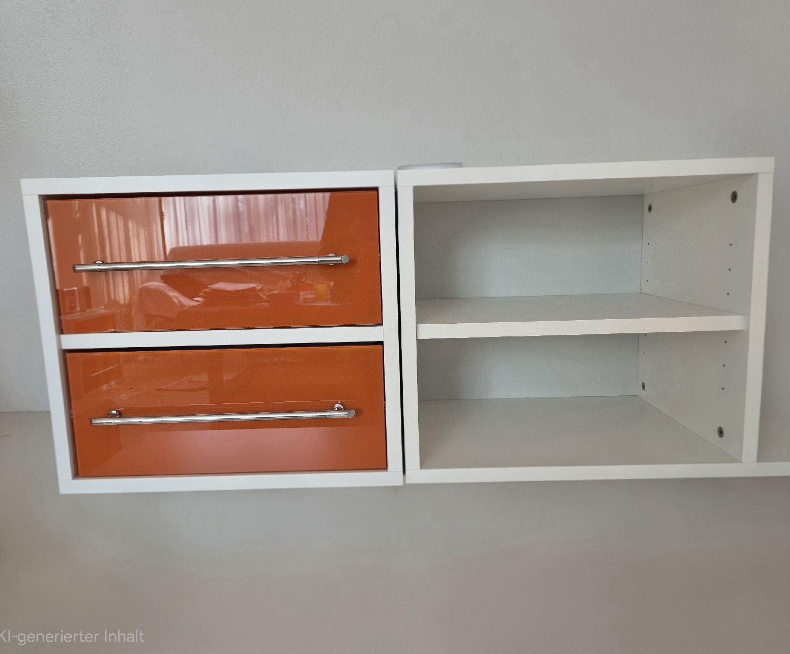 Scaffali: 5 Module Wandregal, weiss/rot – Usato da Ettingen venduto da hebla 1