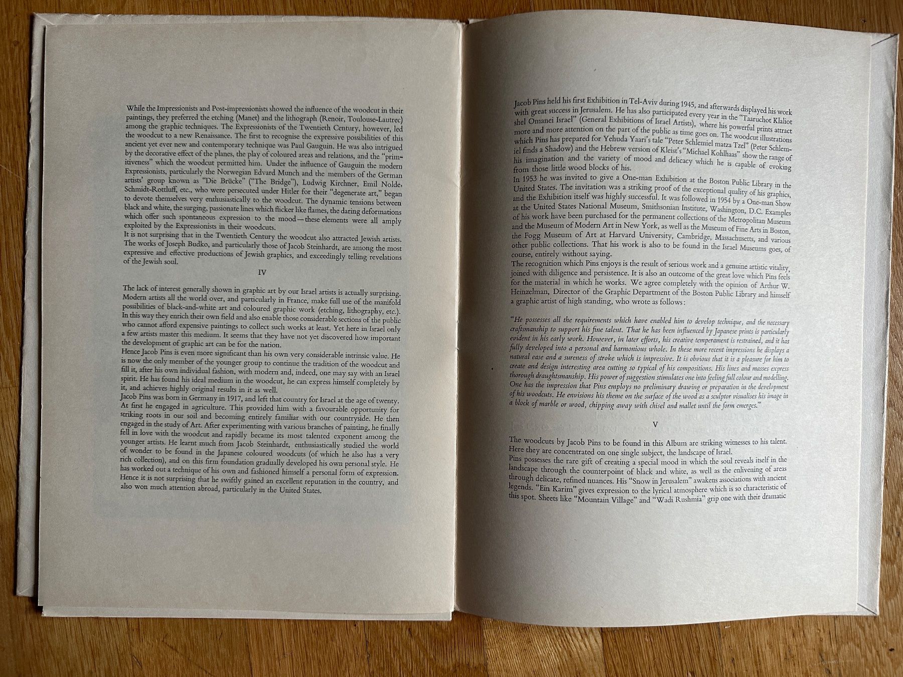 Libri: Jacob Pins: Landscape. (Woodcuts) – Usato da Zürich venduto da allp 5