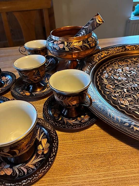 Set di piatti: Service à café vintage – Usato da Maracon venduto da wisagloria 1