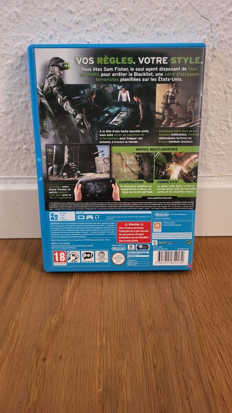 Nintendo Spiele: Nintendo Wii U- Tom Clancy's Splinter Cell Blacklist – Gebraucht aus Münsingen von DigitaleSpielecke 1