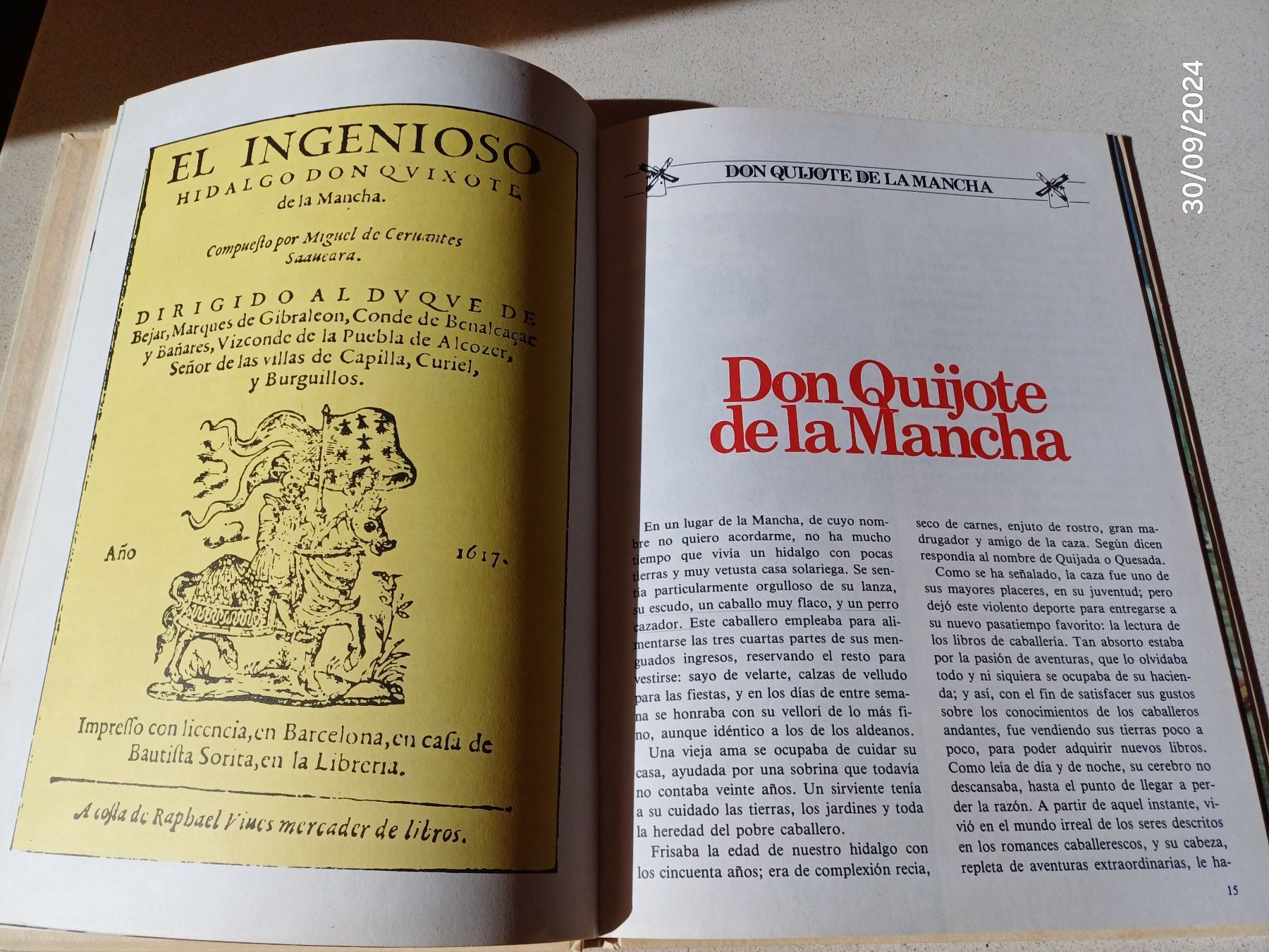 Libri: Buch auf Spanisch - Don Quijote de La Mancha – Usato da Würenlos venduto da JRP_71 4