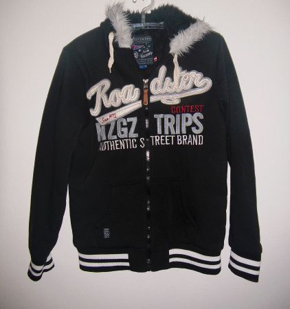 Kapuzen - Hoodie - Jacke, Schwarz Gr. XL *MZGZ COMPANY*