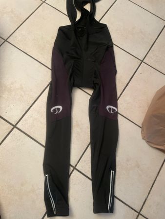 Damen Radhose mit Trägern schwarz Gr.S guter Zustand