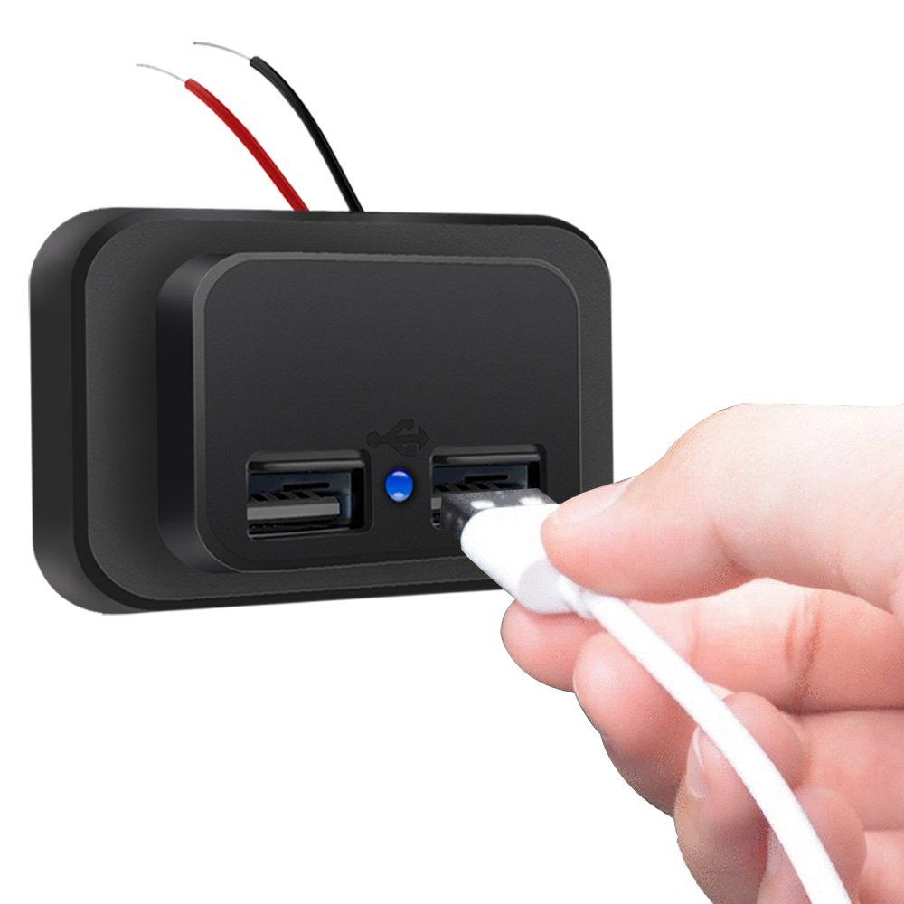 Caricabatterie: Auto, Camper, Boot, LKW USB Dual-Port Ladegerät – Nuovo (secondo la descrizione) da Pfungen venduto da Famadm 2