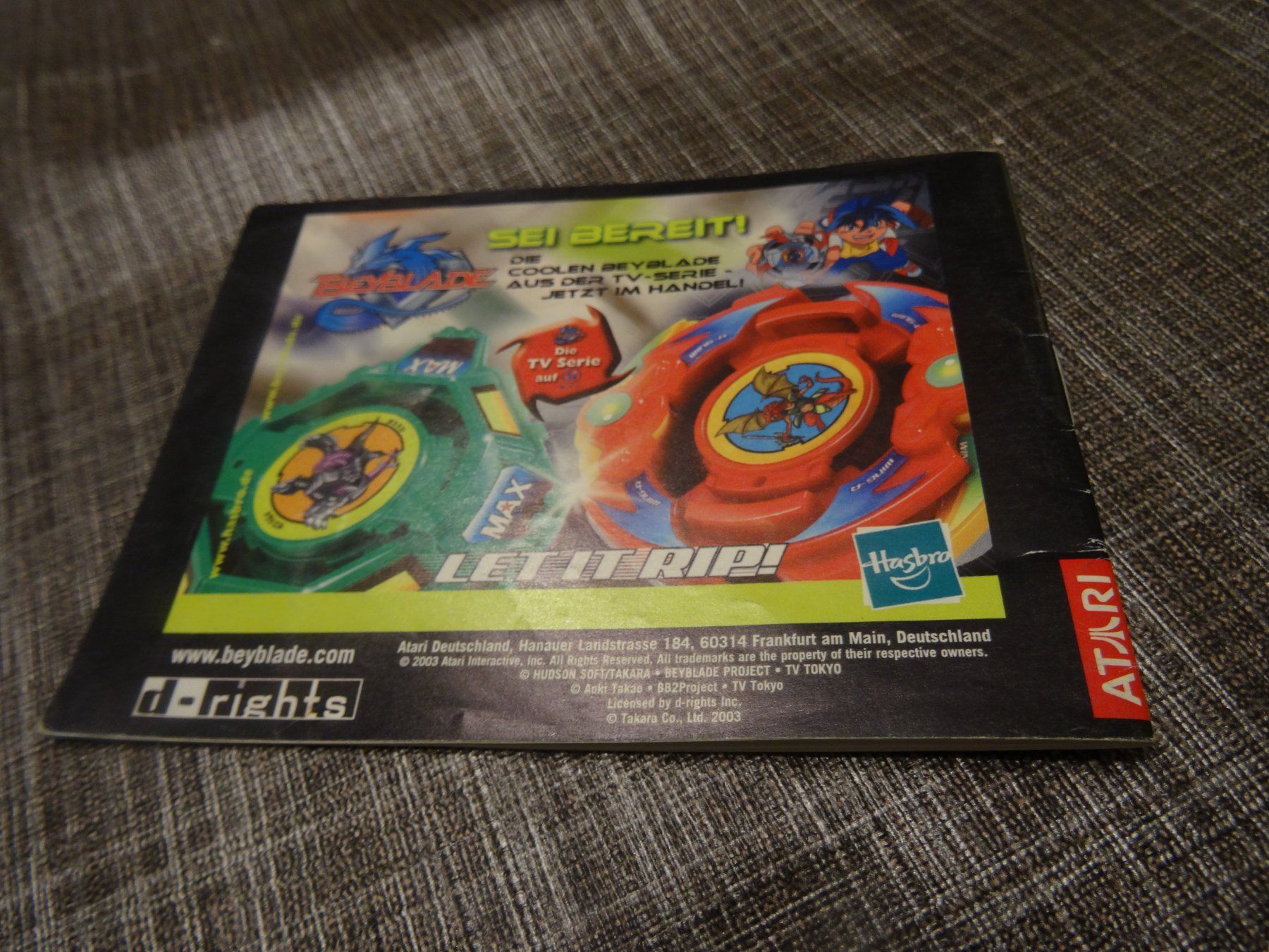 Giochi: Anleitung zu Beyblade VForce GBA – Usato da Olten venduto da Disc-Ausverkauf 1