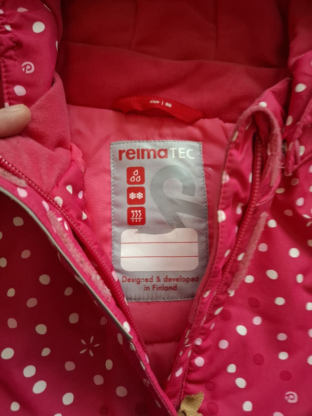 Reima Giacche & Cappotti: Reima Winterjacke Grösse 80 pink  – Usato da Hettlingen venduto da Simona_26 2