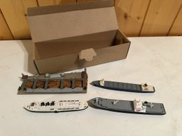 4 stk model Schiffen