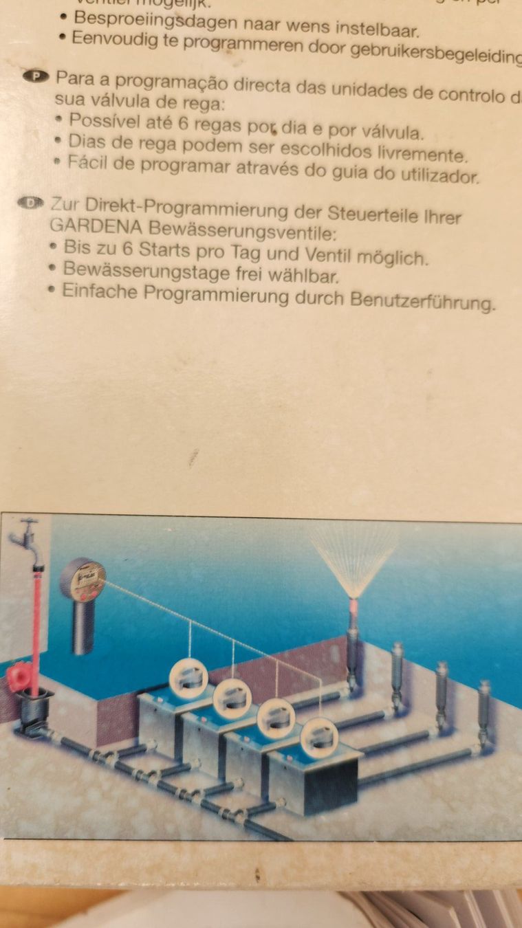 Sistema di controllo: Gardena Programmiergerät 1242-29 mit 3 Ventilen – Usato da Frasnacht venduto da readygo 3