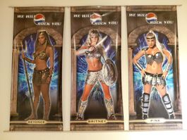 3 x Pepsi 'We Will Rock You' Beyoncé, Britney Spears, Pink