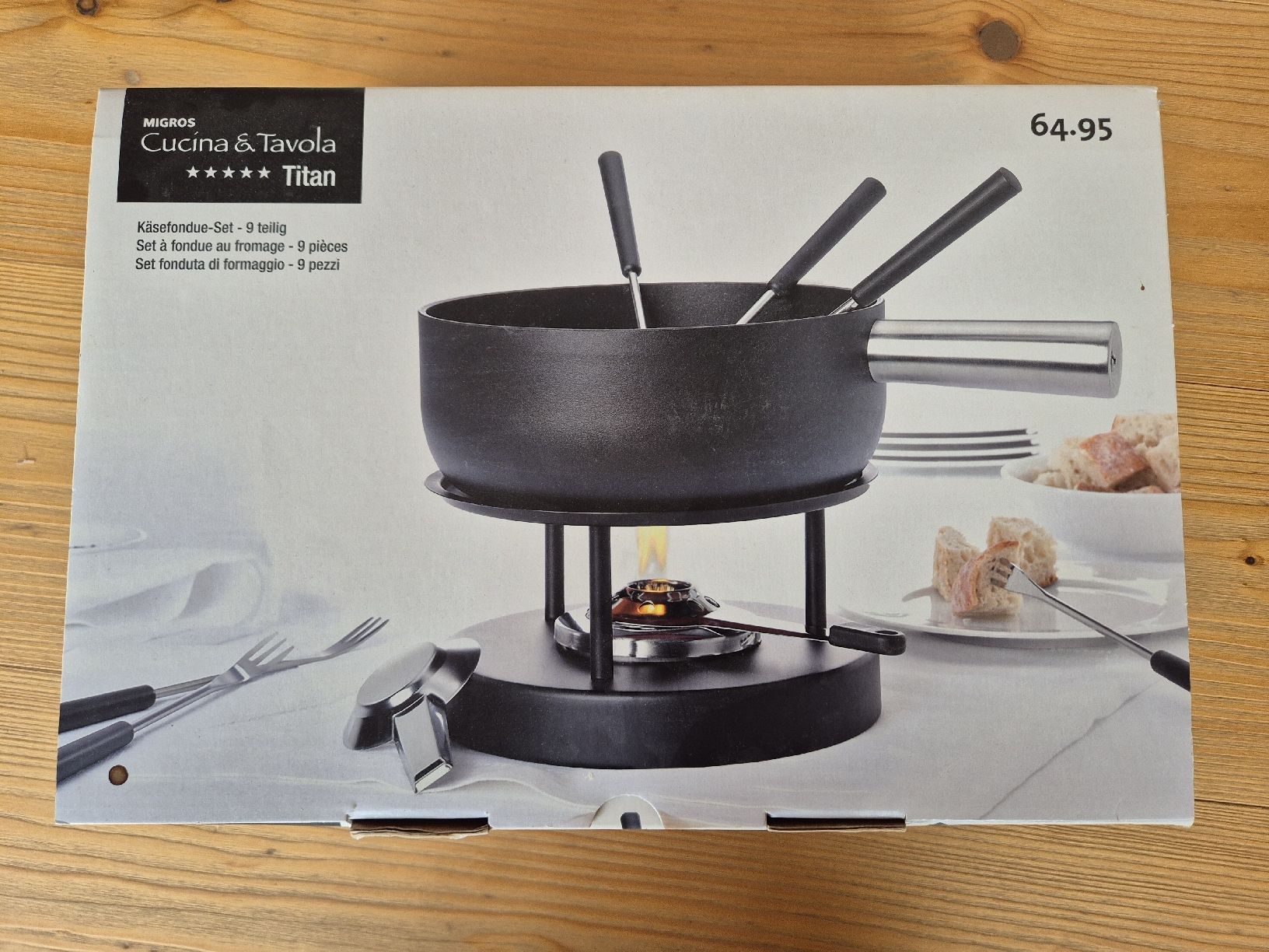 Padelle: Fondue-Set – Nuovo e nell'imballaggio originale da Schaanwald venduto da Gismo034