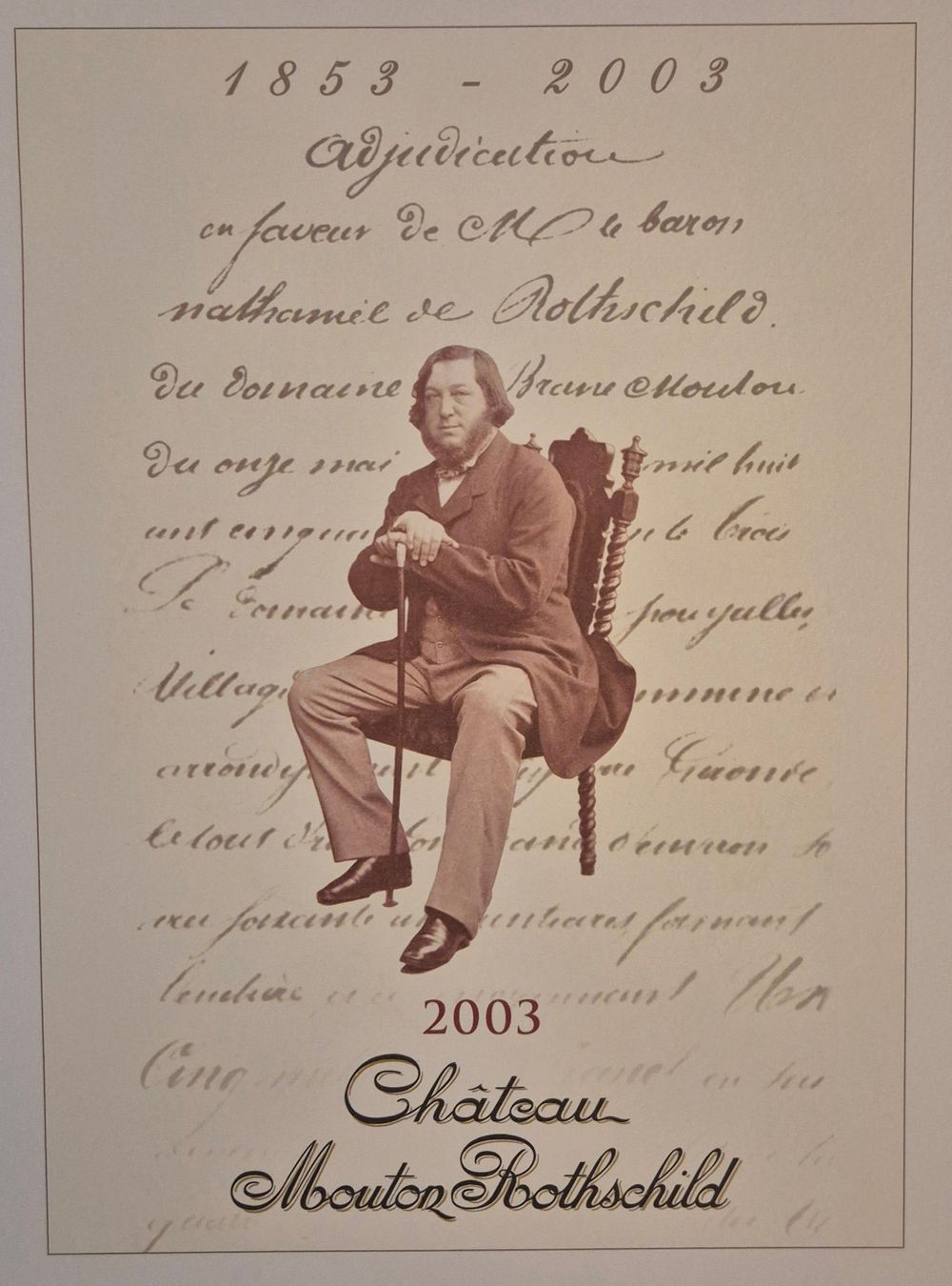 Grafica & Litografie: Mouton Rothschild Litho, 2003 – Usato da Luzern venduto da Louis-XVI