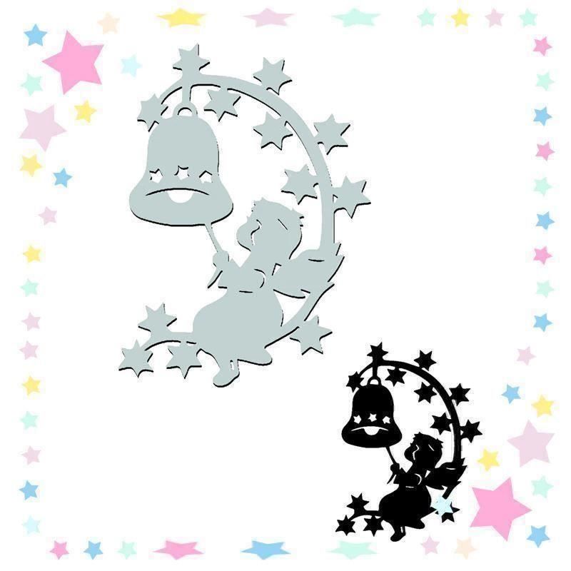 Schablonen: ENGEL MIT STERNE STANZSCHABLONE – Neu und originalverpackt aus Affoltern am Albis von scrapbooking 1