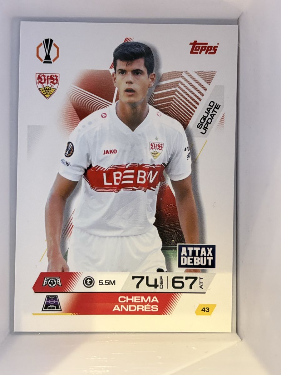 Topps Carte collezionabili: Topps Match Attax 25/26 Full Stuttgart & Stealth Strike – Nuovo (secondo la descrizione) da Effretikon venduto da iph_xb5l 1