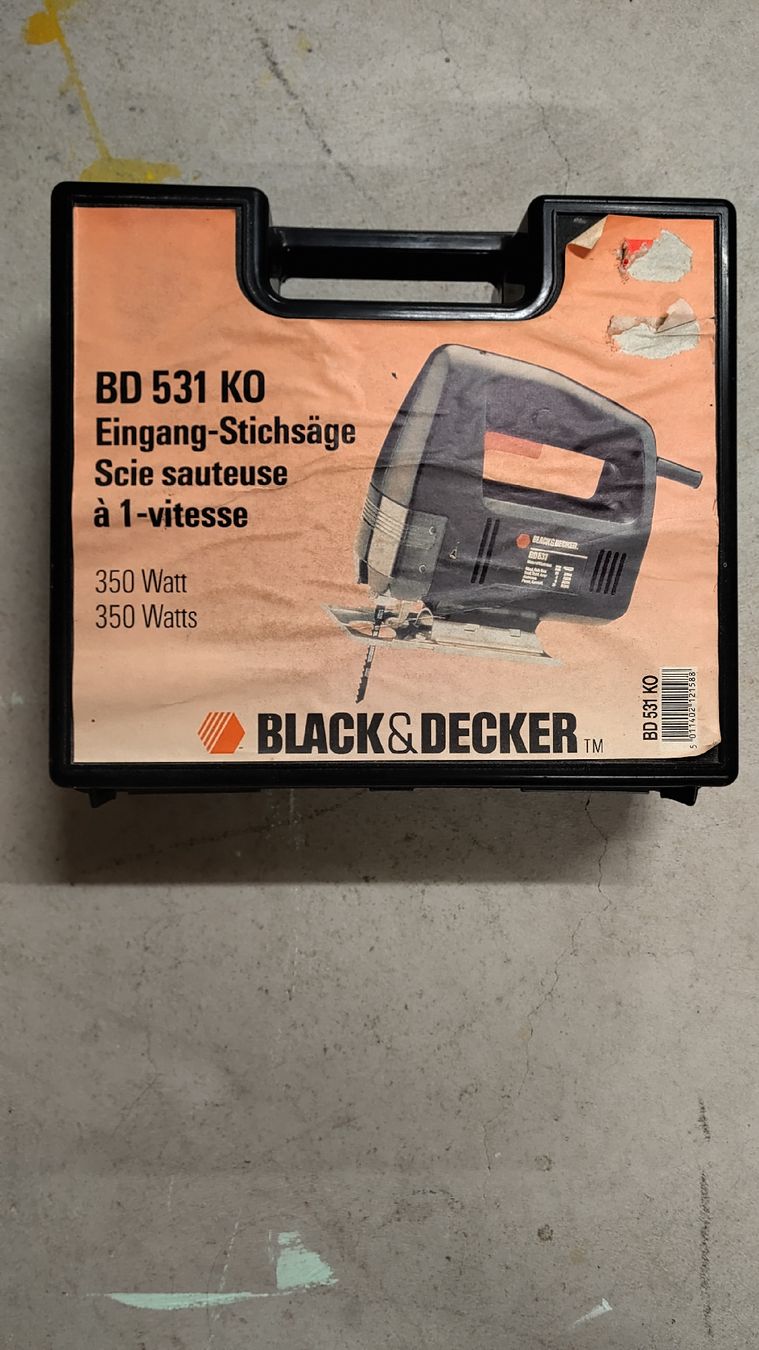 Seghe: Stichsäge Marke Black and Decker  – Usato da Bätterkinden venduto da neuseeland79
