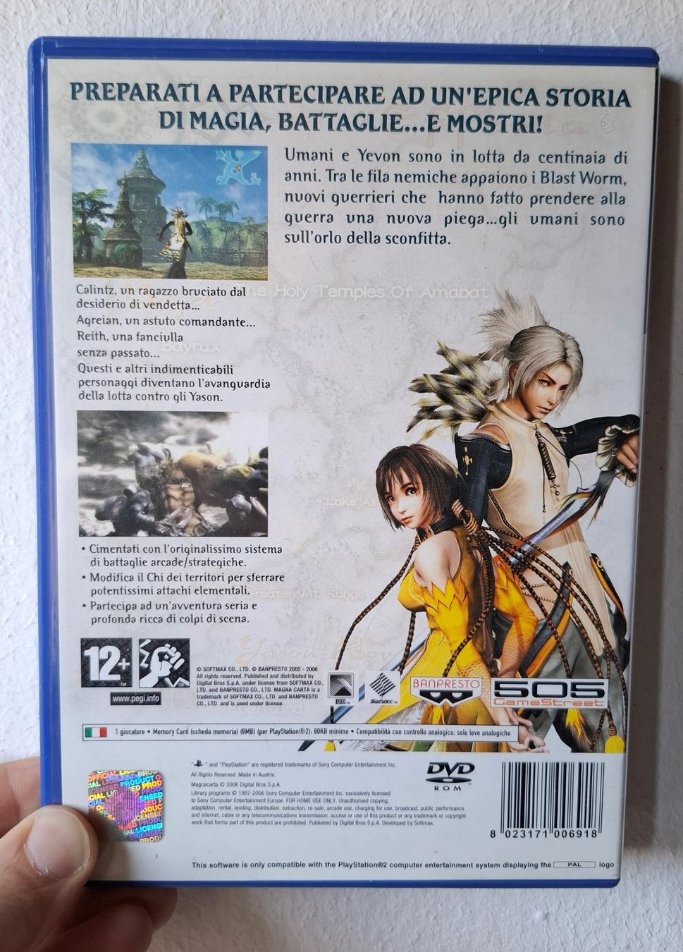 Sony Giochi: PS2 Magna Carta – Usato da Chiasso venduto da Lone 1