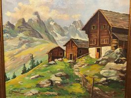 Gemälde  E.Pauli 1938 (1891-1968) Öl a. Lwd.