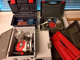 Oberfräse, Exzenterschleifer, Trennschleifer, Elektrowerkz.