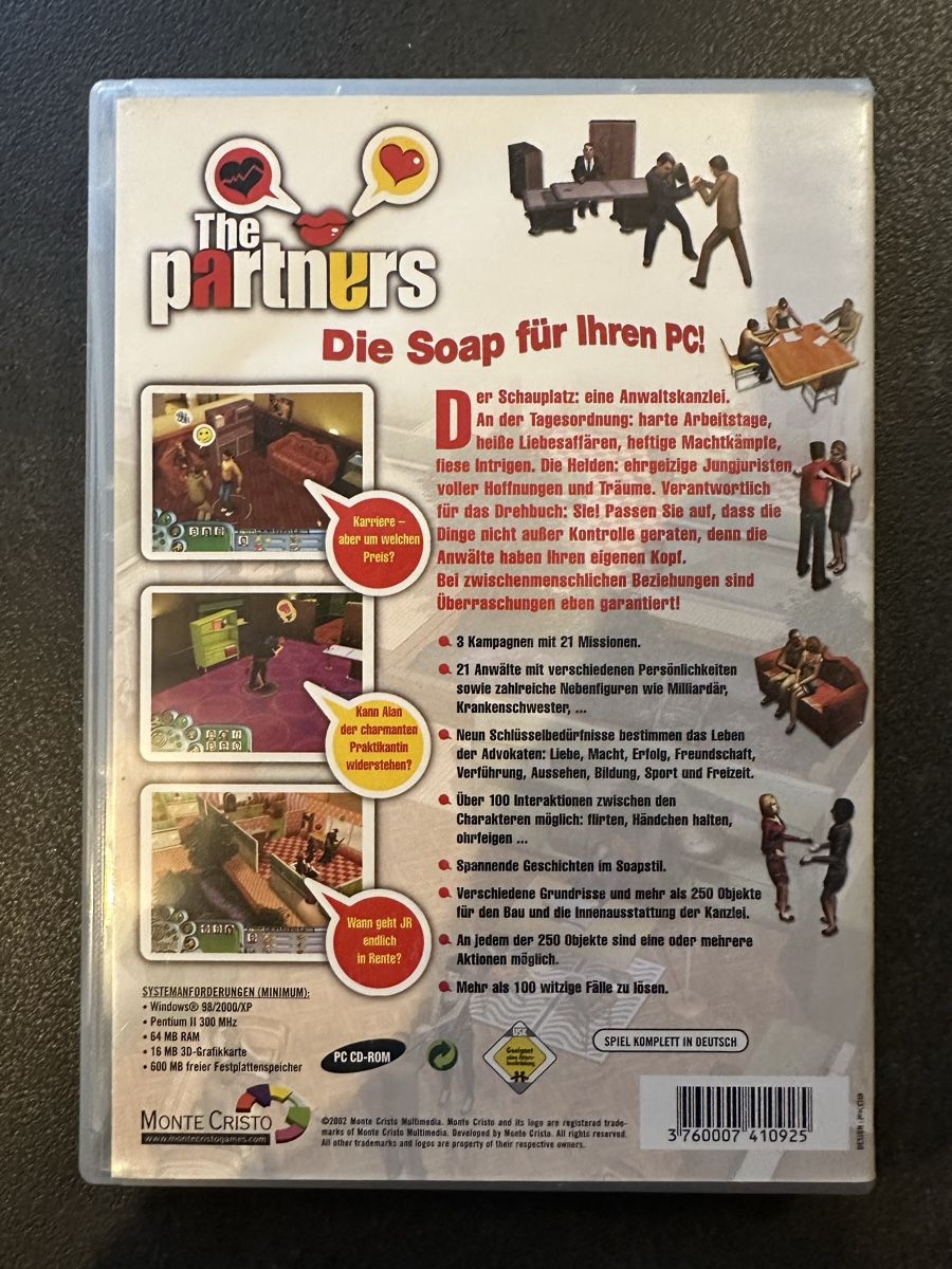 Spiele: The Partners - PC Spiel - Büro Abenteuer – Gebraucht aus Kestenholz von Inna09 1