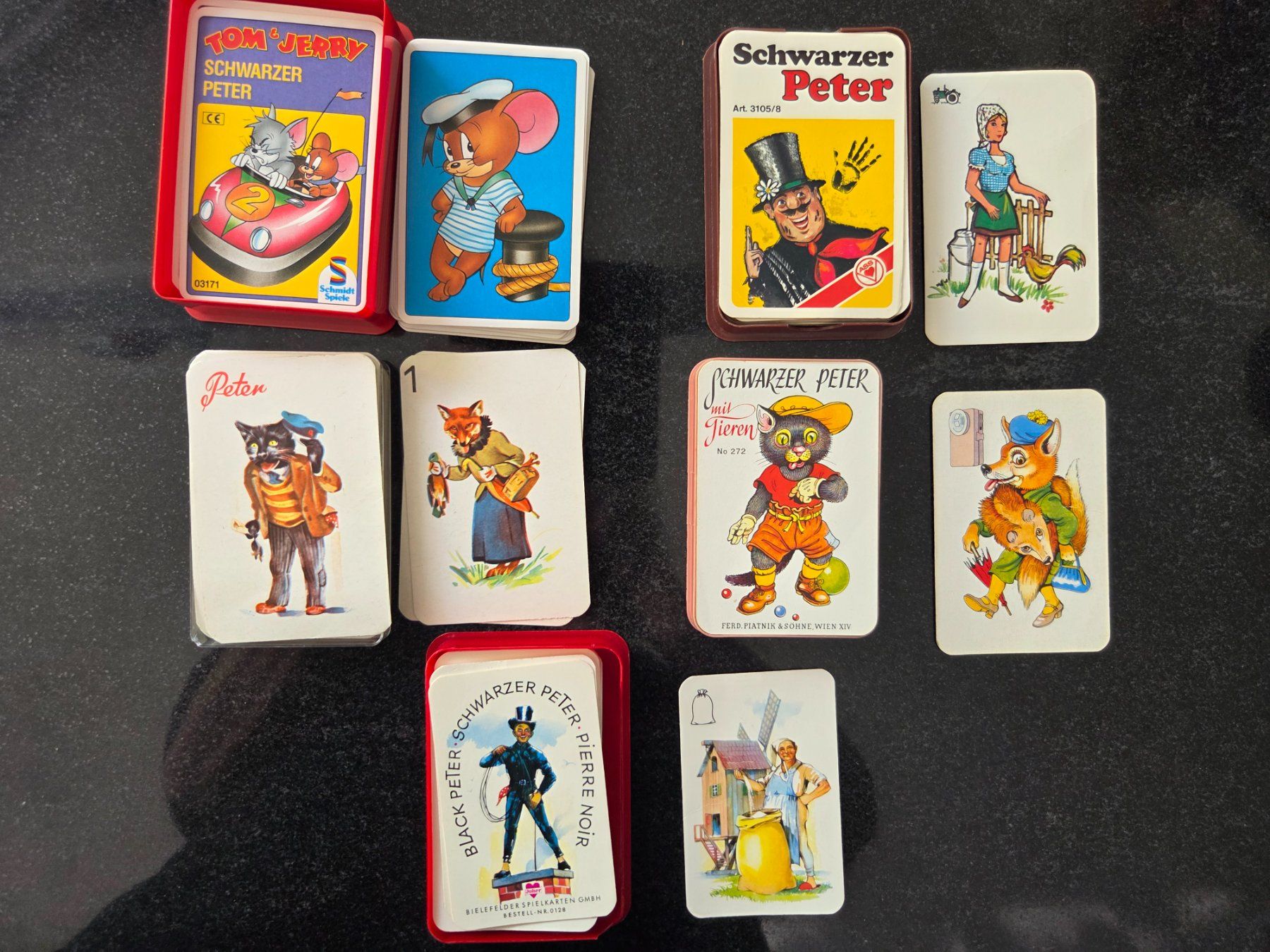 Giochi: 11 verschiedene Spiele "Schwarzer Peter" – Usato da Münsingen venduto da Sokilein 2