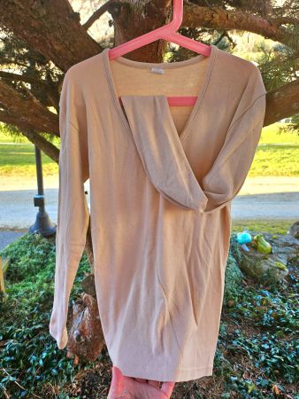 Pullover / Top V-Ausschnitt rosa,dehnbar,Gr. 40