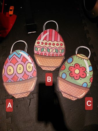 Ostern: Geschenktüten in Eiform, neu + originell! Osternest