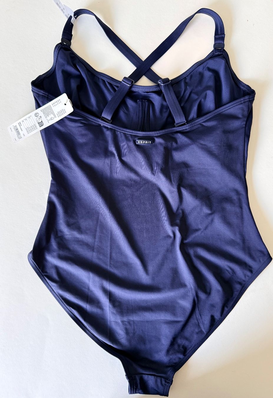 Esprit Costumi da bagno & Bikini: ESPRIT, Badekleid, Grösse 42/85E, Farbe Dunkelblau – Nuovo e nell'imballaggio originale da Rudolfstetten venduto da gst_g7xl 7