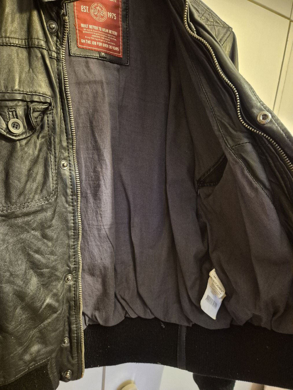 Jack & Jones Giacche: Jack & Jones Lederjacke "Mike" Grösse M – Usato da Schlieren venduto da Marvanxxx 2